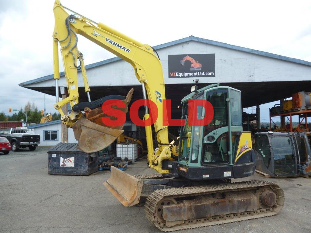 Yanmar Excavator SV100 V.I. Equipment