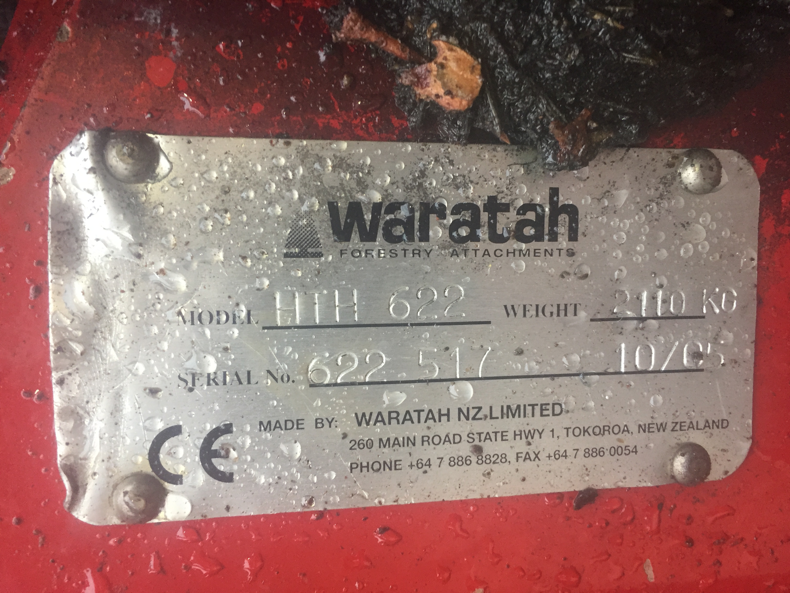 Waratah head 32,000 V.I. Equipment