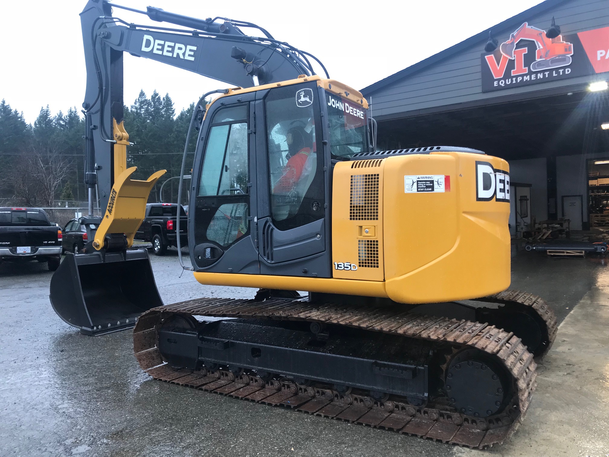 John Deere 135D Excavator V.I. Equipment