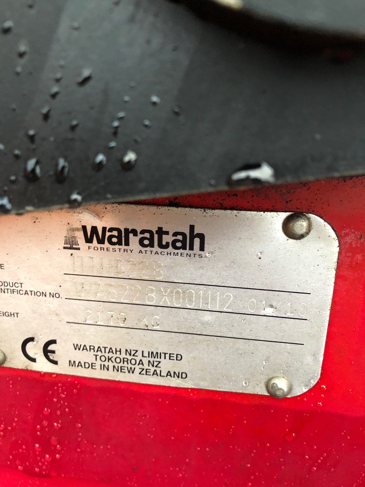 Waratah HTH 622B Forestry Head Excavator Parts VI Equipment